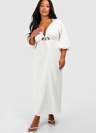 Нереальное платье макси , в составе лён