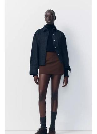 Юбка-шорты zara в размере м