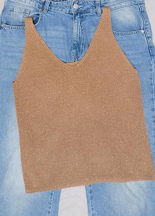 Майка в'язана з люрексом