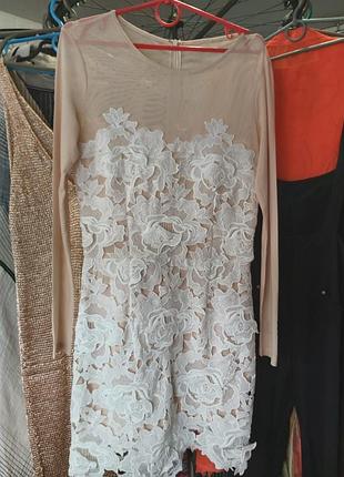 Ажурное платье