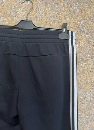 Спортивные женские брюки, оригинал бренда,, adidas, черного цвета, удобные приятные на ощупь7 фото