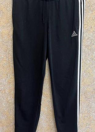 Спортивные женские брюки, оригинал бренда,, adidas, черного цвета, удобные приятные на ощупь8 фото