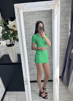 Сукня в рубчик