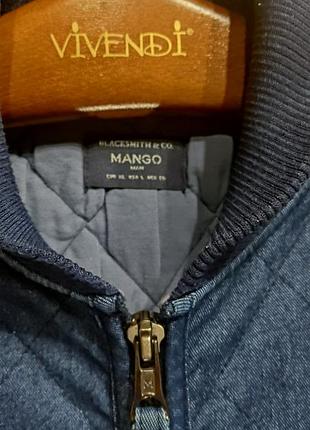 Джинсова з підкладкою жилетка mango  розмір xl.
