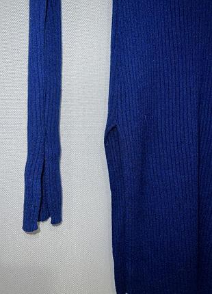 Кофта h&m, туніка , синя кофта , рубчик , електрік колір 3