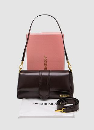 Женская сумка премиум jacquemus the bambimou brown