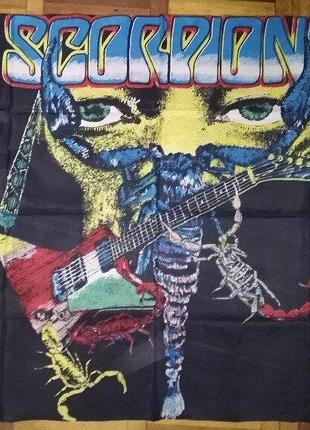 Баннер легендарной группы scorpions
