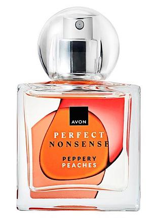 Парфюмерная вода avon perfect nonsense peppery peache, 50 мл.