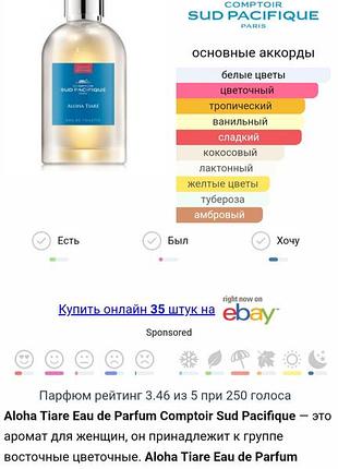 Comptoir sud pacifique aloha tiare5 фото
