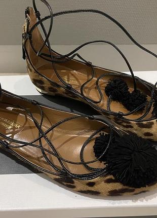 Нові стильні босоніжки із завʼязками aquazzura