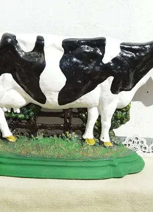 Прекрасный держатель для дверей в виде красивой коровки! германия.