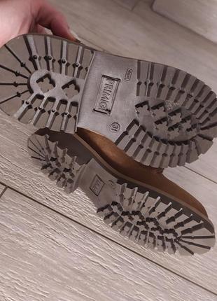 Шкіряні оригінальні черевики сапоги зима чорна п'ятниця4 фото