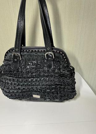 Шкіряна сумка moschino ,орігінал