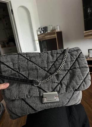 Джинсова сумка zara