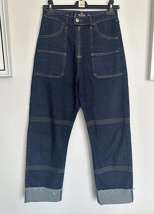 Жіночі джинси hollistar вінтажна колекція high rise crop boyfriend vintage