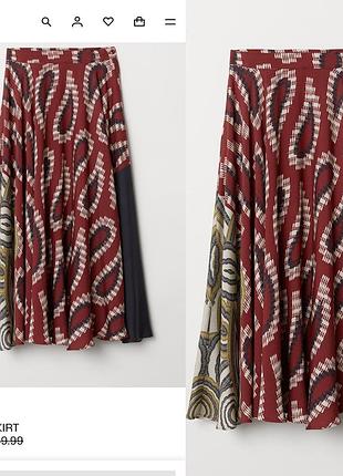 Спідниця міді від h&m
