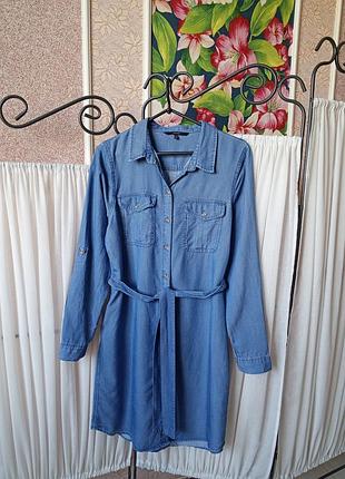 Стильне натуральне джинсове плаття рубашка vero moda.