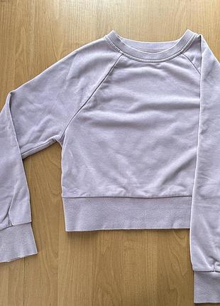 Світшот жіночий укоротчений з рукавом реглан розмір xs