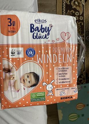Памперс 3 elkos baby