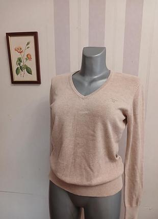 Бежевий джемпер светр m s 9