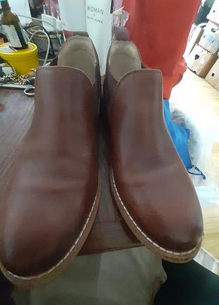 Ботинки кожаные 37