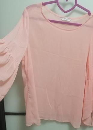 Очень милая блуза персиковая1 фото