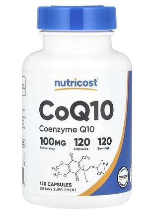 Nutricost коензим q10. 100 мг, 120 капсул