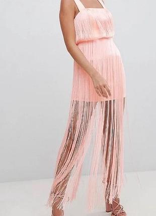 Сукні міну з бахромою від asos