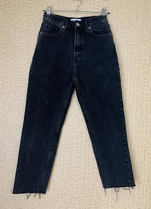 Джинси моми з необробленим низом 🩶