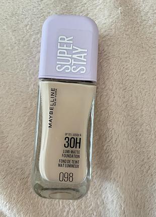 Тональна основа maybelline new york super stay
