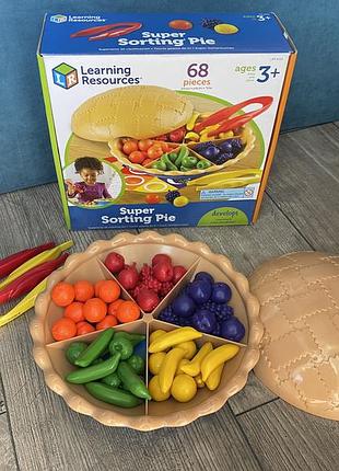 Навчальний набір-сортер learning resources ягідний пиріг