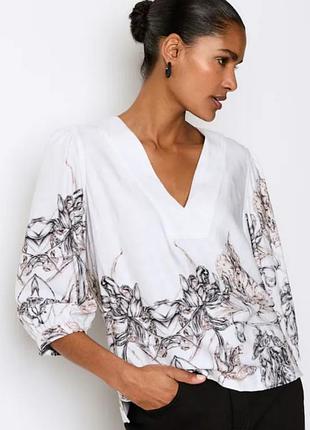 Блуза next из смеси льна