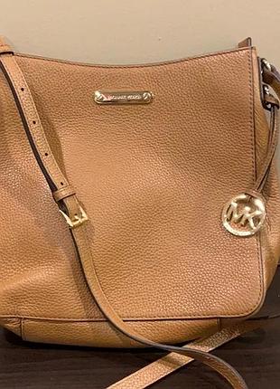 Сумка бежева нюд mk майкл корс michael kors