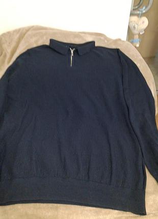 Футболка - поло, 50/52/54, довжина 74, плечі 46, груди 128см, рукава 68см