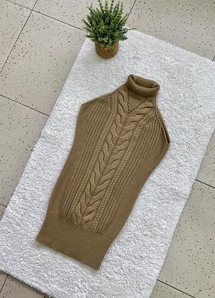 Вʼязана сукня бежева ax paris m/l