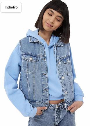 Жилетка джинсова жіноча terranova