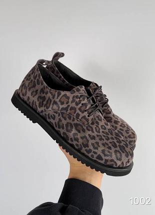 Натуральный нубук, женские анатомические туфли лео, розпродаж