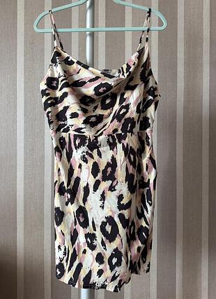🥰 міні сукня в леопардовий принт nasty gal20