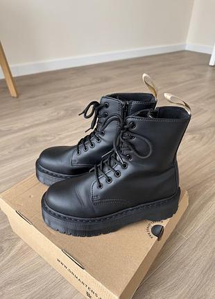 Черевики dr.martens v jadon ll mono black, vegan leather. розмір 40