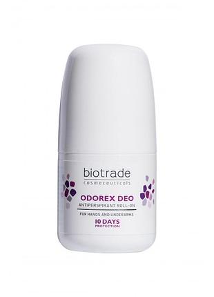 Кульковий антиперспірант тривалої дії biotrade odorex deo antiperspirant roll-on