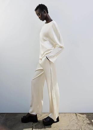 Шикарний костюм zara брюки, штани, блуза