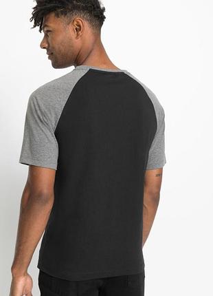 Оригинальная мужская футболка john baner jeanswear eur 48/50 (gb m), черно-серая, джерси2 фото