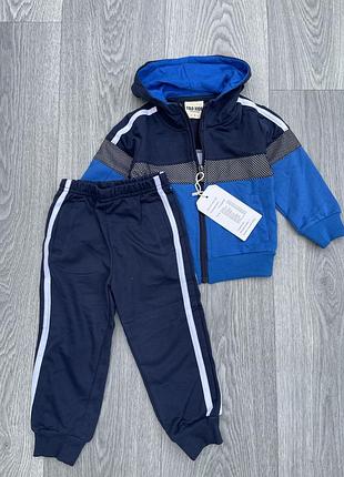 Спортивний костюм для хлопчика вік 1-5 років розміри 86-110