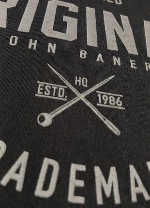 Оригинальная мужская футболка john baner jeanswear eur 48/50 (gb m), черно-серая, джерси6 фото