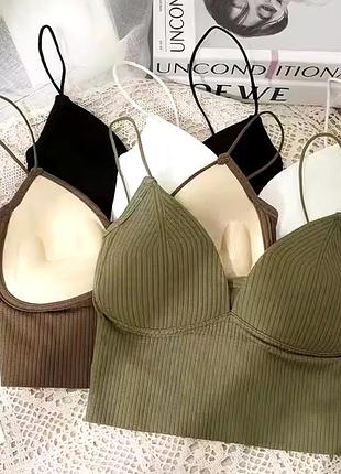 Топ жіночий подовжений в рубчик