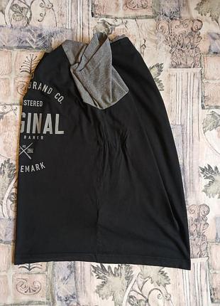 Оригинальная мужская футболка john baner jeanswear eur 48/50 (gb m), черно-серая, джерси10 фото