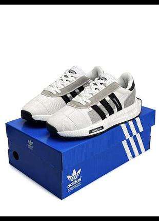 Чоловічі кросівки adidas originals retropy e5 texture white black grey