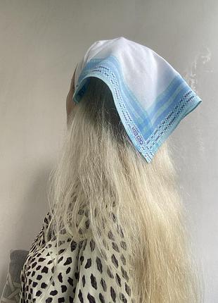 Хустинка косинка бандана платок бавовняний жіночий аксесуар на літо