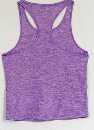 Спортивная майка фиолетового сиреневого цвета Ausa pro3 фото