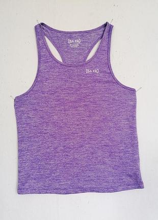 Спортивная майка фиолетового сиреневого цвета Ausa pro2 фото